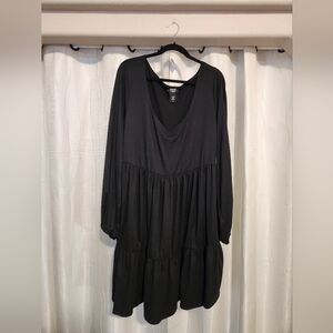 Chic Black Long Sleeve Dress